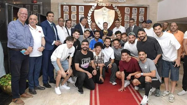 تكريم محافظ بورسعيد لأبطال المصري بعد الفوز بكأس العاصمة