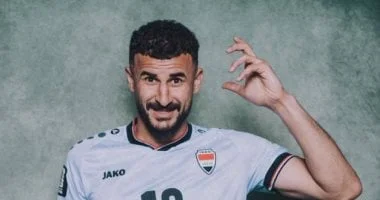 أيمن حسين يسجل هدف العراق الأول في مونديال 2026