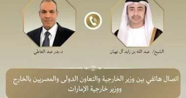 وزيرا الخارجية المصري والإماراتي يبحثان العلاقات الثنائية