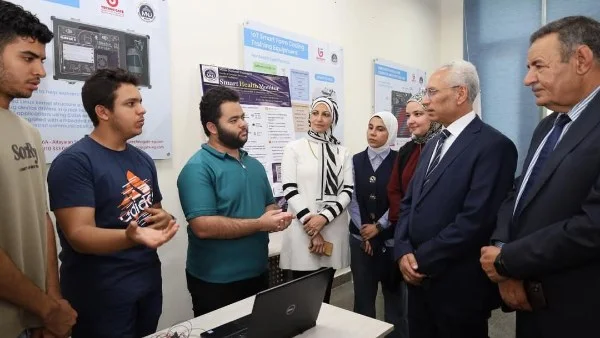 افتتاح معرض لتطبيقات الذكاء الاصطناعي بجامعة المنيا الأهلية