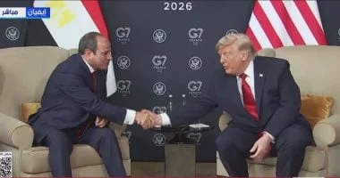 السيسي وترامب يبحثان تعزيز التعاون وملف إيران