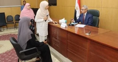 لقاء أسبوعي لمحافظ بني سويف مع المواطنين