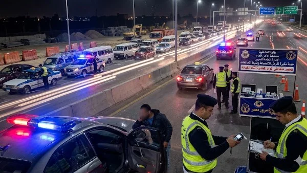 حملات مكثفة لضبط المخالفات المرورية على الدائري