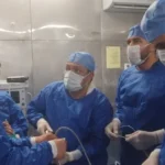 إنقاذ حياة رضيع في دمياط باستخدام جهاز البرونكوسكوب