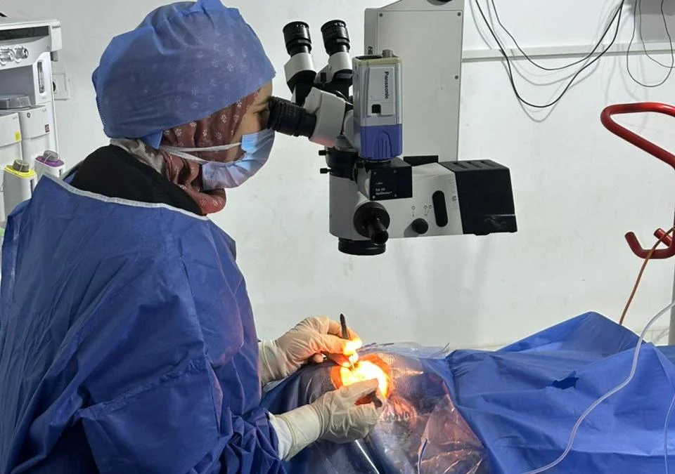 جراحة تجميلية ناجحة بمستشفى رمد المنصورة