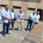 متابعة اختبارات اعتماد الحديد للمستشفى الجامعي الجديد