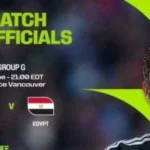حكم إماراتي يدير مباراة مصر ونيوزيلندا في كأس العالم 2026