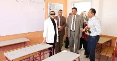 تفقد جاهزية لجان الثانوية العامة بالوادي الجديد