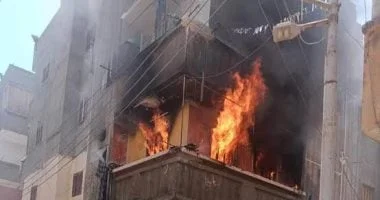 إخماد حريق في منزل بالصف دون إصابات