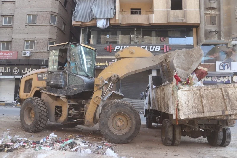 رفع 597 طنًا من المخلفات في الإسكندرية