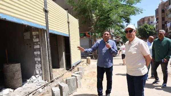 جولة ميدانية لمحافظ المنيا في حي جنوب المدينة