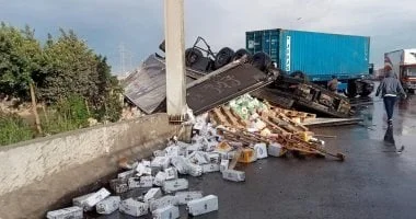 إصابات إثر حادث سير في البحيرة