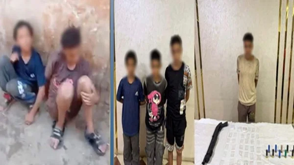 تفاصيل فيديو يُظهر طفلين يتعاطون المخدرات بالمنيا