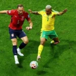 التشيك تتفوق على جنوب أفريقيا بهدف نظيف في الشوط الأول