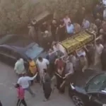 تشييع جثمان منار أشرف بقرية كفر سنجلف