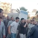 تشييع جثامين ثلاثة شباب غرقوا في فاقوس بالشرقية