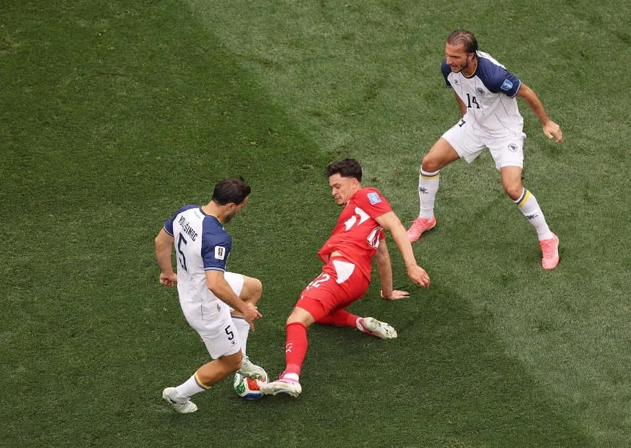 سويسرا تكتسح البوسنة برباعية في كأس العالم 2026