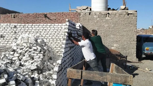 إزالة تعديات على أراضي أملاك الدولة في زرزارة