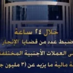 ضبط قضايا إتجار في العملات الأجنبية بقيمة 3 مليون جنيه
