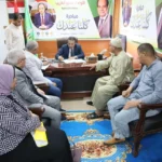لقاء محافظ المنوفية مع أهالي منوف لمتابعة شواغلهم