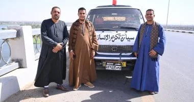 شباب المعابدة يعززون التكافل الاجتماعي بسيارة لنقل الموتى