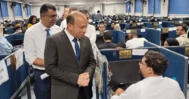 عميد كلية طب قصر العيني يتفقد امتحانات الفرقة الرابعة