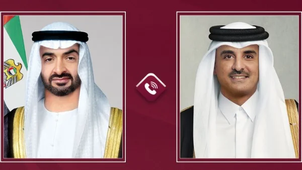 أمير قطر يبحث هاتفياً مع رئيس الإمارات العلاقات الأخوية