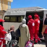 الهلال الأحمر يستقبل الدفعة 55 من المصابين الفلسطينيين
