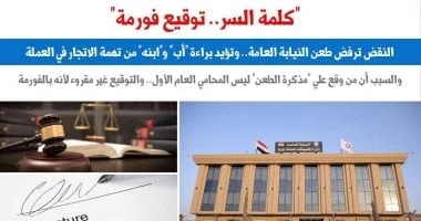 النقض تؤيد براءة أب وابنه من الاتجار في العملة
