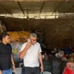 حملة بحي الطالبية ضد مخازن الخردة المخالفة