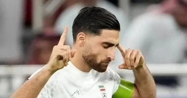 اللاعب الإيراني جهانبخش يؤكد على الروح الجماعية قبل مواجهة مصر