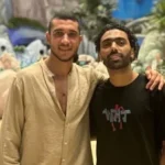 رامي ربيعة يحتفل بعيد ميلاد حسين الشحات