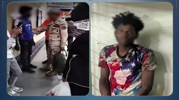 مشادة بين مجند وشخص أجنبي بمحطة مترو العباسية