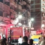 حريق هائل في شقة سكنية بمنطقة فيكتوريا بالإسكندرية