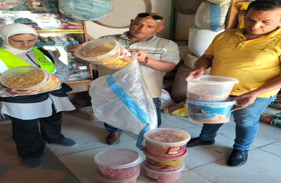 ضبط لحوم ووجبات فاسدة في حملة تموينية بمطوبس