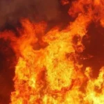 السيطرة على حريق في مطعم العبور