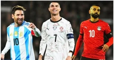 صلاح وميسي ورونالدو يسجلون إنجازات تاريخية في المونديال