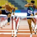 الأمريكي ثارب يحطم الرقم القياسي العالمي لسباق 110 أمتار حواجز