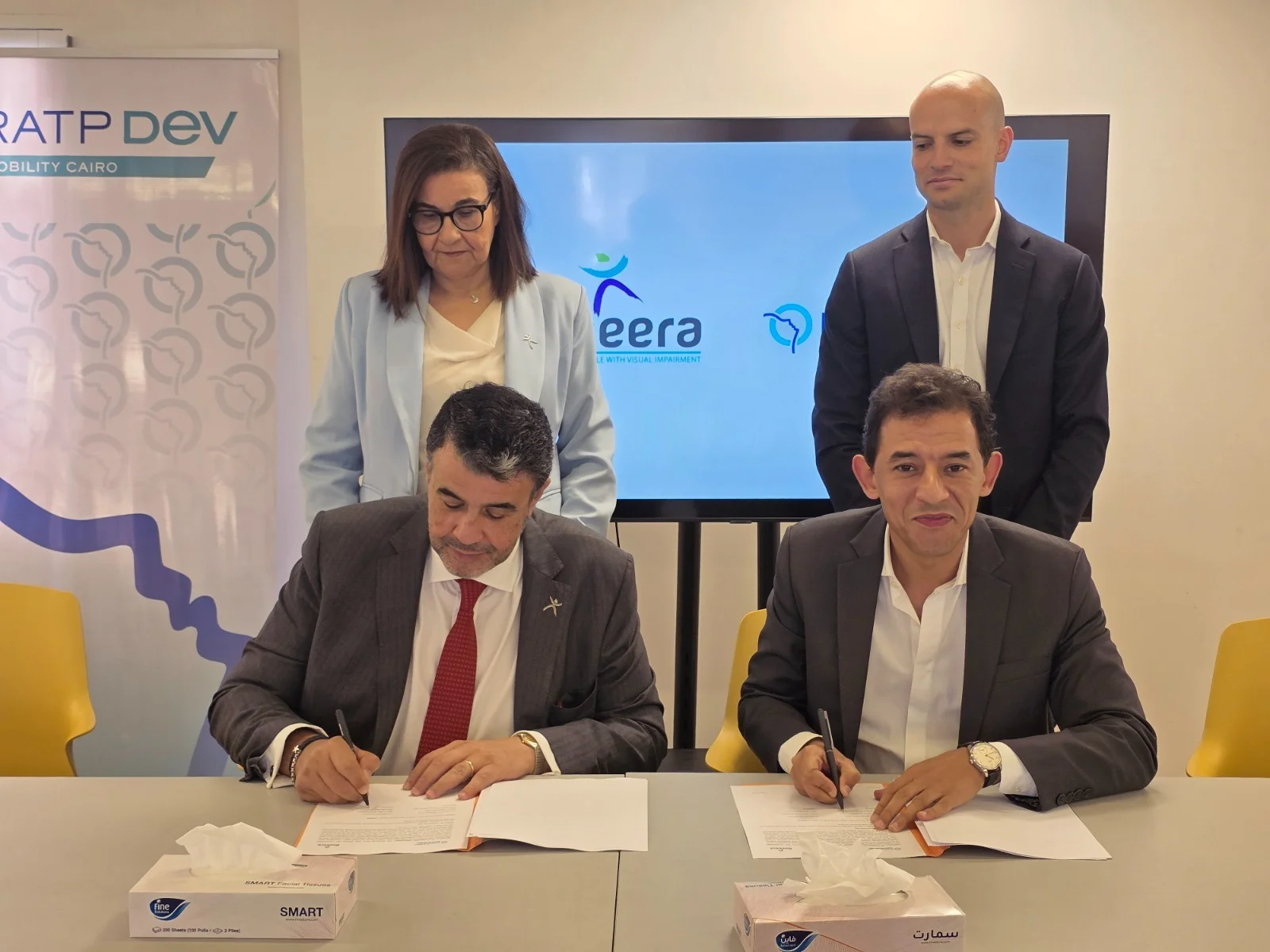 شراكة لتعزيز دمج ذوي الإعاقة البصرية في النقل
