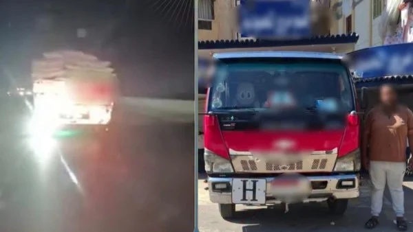 سائق سيارة نقل في البحيرة يُقبض عليه بسبب كشاف نور