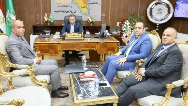 محافظ المنوفية يبحث تطوير الخدمات العامة