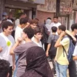 فرحة الطلاب بعد انتهاء امتحانات الشهادة الإعدادية بالقليوبية