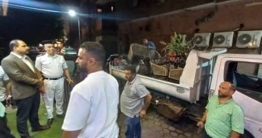 حملات لإزالة الإشغالات بالعجوزة لتعزيز الانضباط المروري