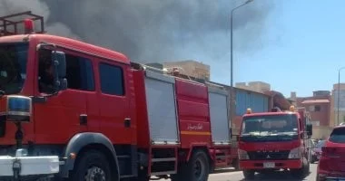 حريق داخل أستوديو تصوير في مصر الجديدة يتم السيطرة عليه