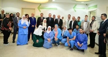 افتتاح تطوير محطة الكهرباء ووحدة الرعاية بمستشفى أبو الريش