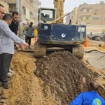 إصلاح خط مياه رئيسي بالمنوفية لضمان استدامة الخدمة
