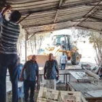 حملة لإزالة الإشغالات في مدينة القصير