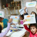 ورشة فنية لذوي الهمم بمكتبة مصر العامة بدمياط