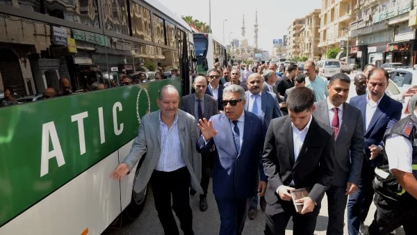 تدشين منظومة مواصلات المنصورة بخدمة VIP