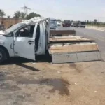 انقلاب سيارة عمالة على طريق السادات بالمنوفية